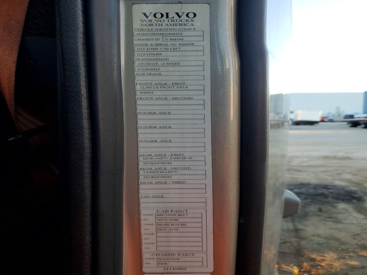 2019 Volvo VN VNL-Semi Truck