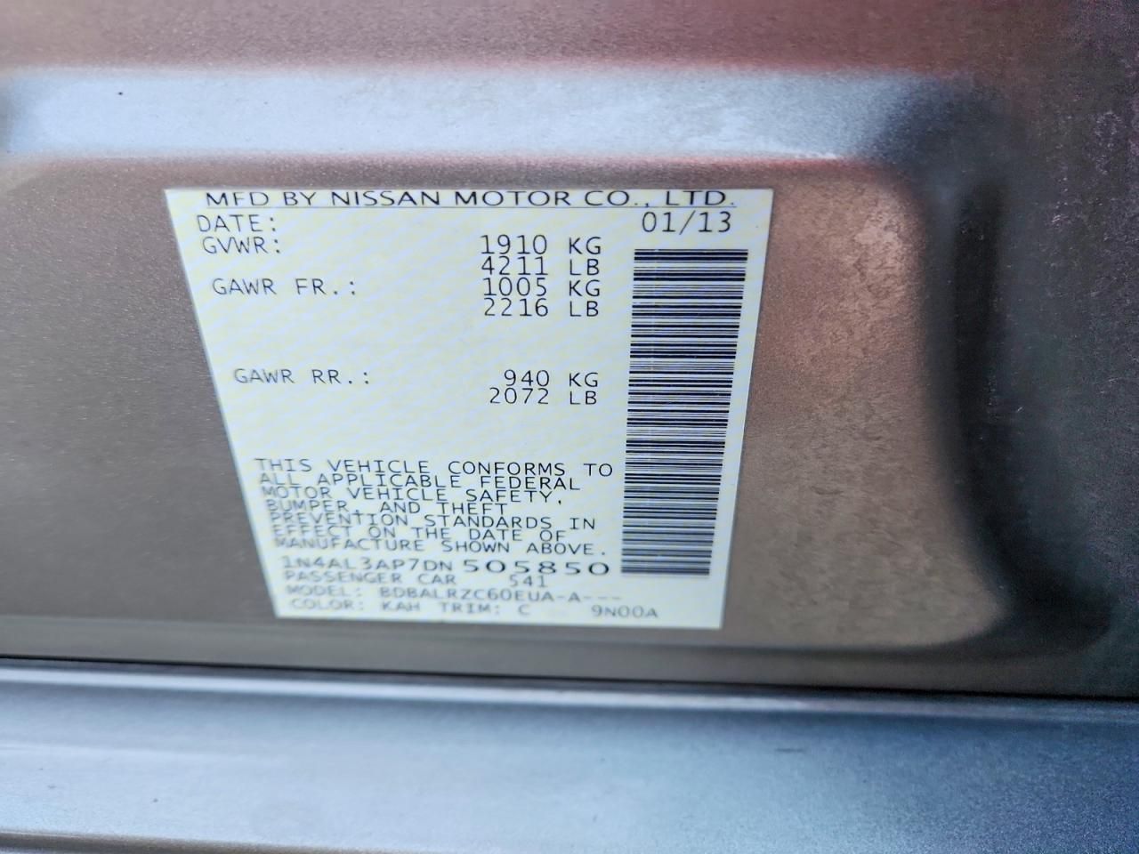 2013 Nissan Altima 2.5