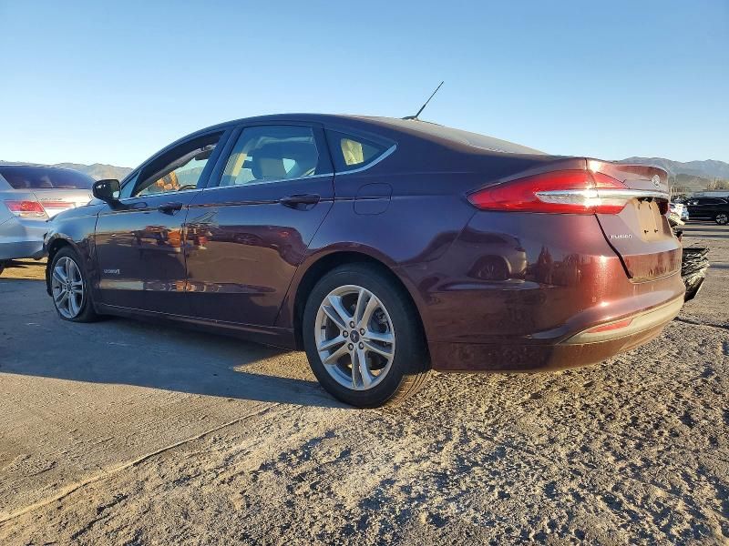 2018 Ford Fusion se Hybrid