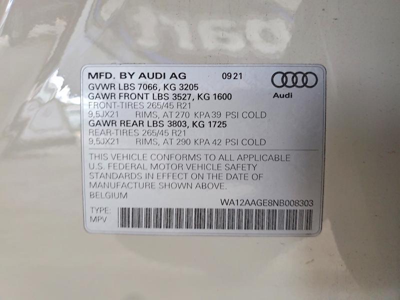 2022 Audi E-tron Sportback Premium Plus