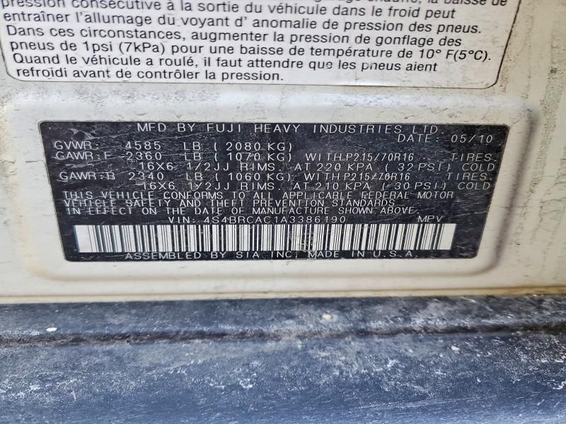 2010 Subaru Outback 2.5i