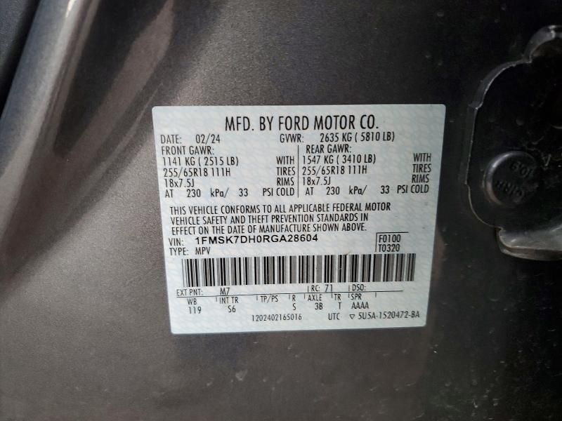 2024 Ford Explorer xlt