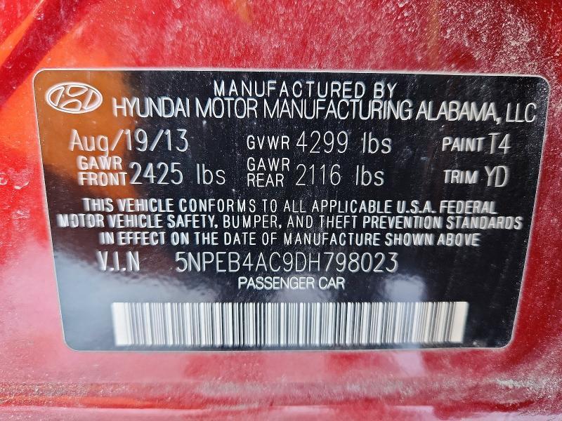 2013 Hyundai Sonata gls