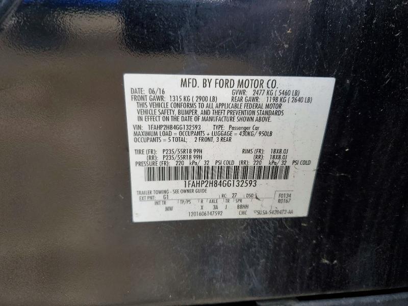 2016 Ford Taurus sel