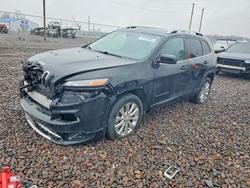 Jeep Cherokee salvage cars for sale: 2018 Jeep Cherokee Overland