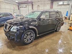 Nissan salvage cars for sale: 2018 Nissan Armada