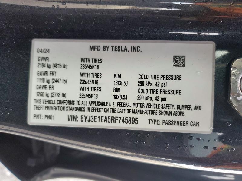 2024 Tesla Model 3