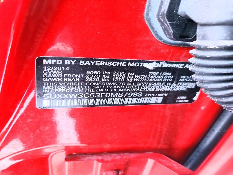 2015 BMW X4 Xdrive28i