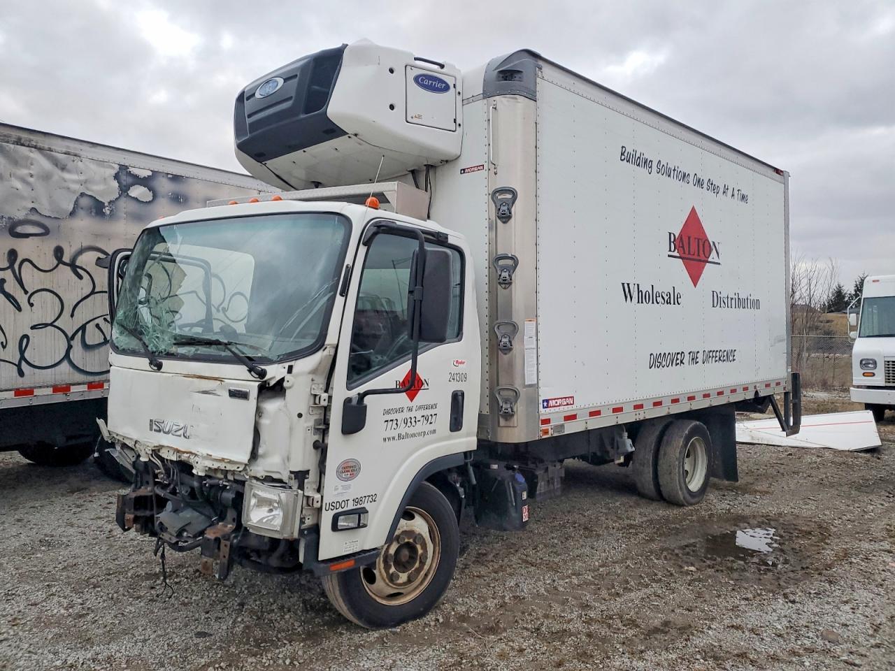 2020 Isuzu NPR XD Refrigerated BOX Truck
