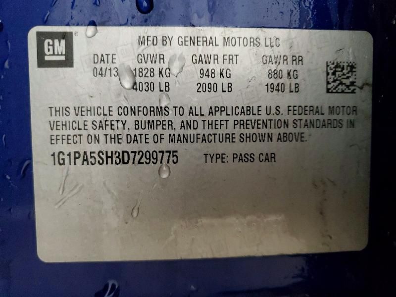 2013 Chevrolet Cruze ls