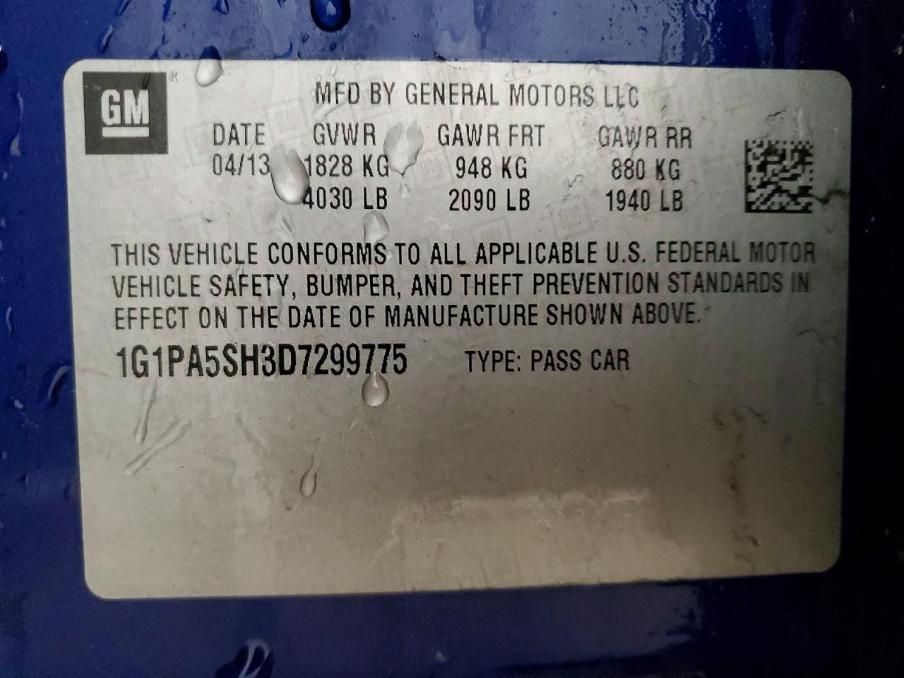 2013 Chevrolet Cruze ls