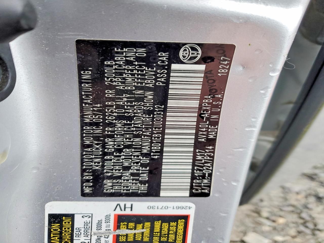 2014 Toyota Avalon Hybrid