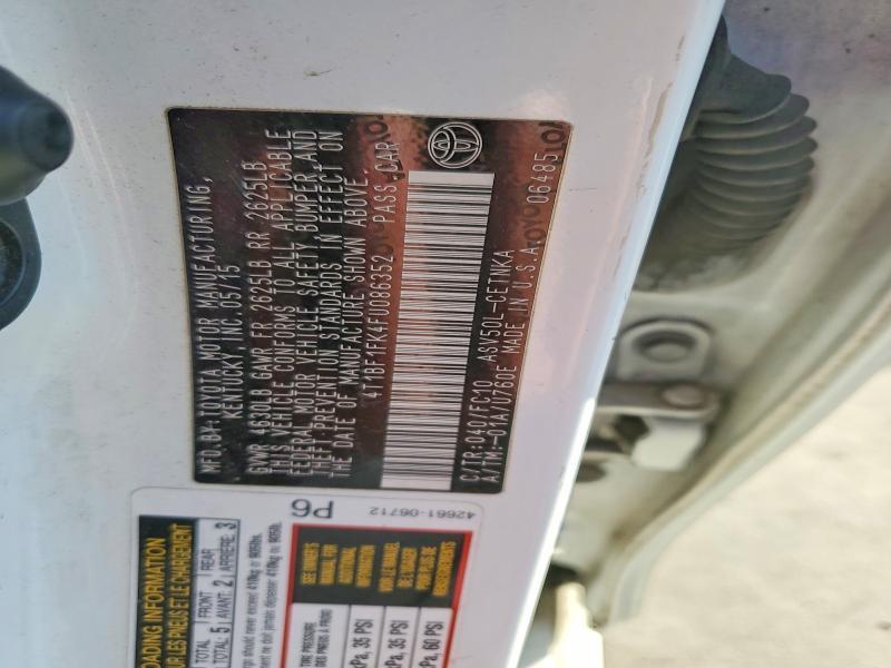 2015 Toyota Camry le