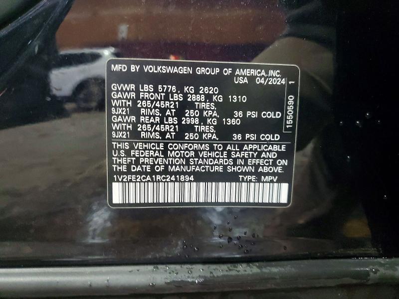 2024 Volkswagen Atlas Cross Sport sel Premium R-line
