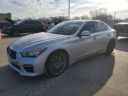 Infiniti Vehiculos salvage en venta: 2017 Infiniti Q50 red Sport 400