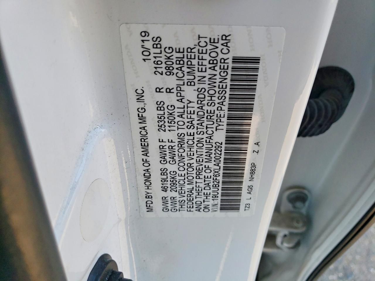 2020 Acura Tlx Technology