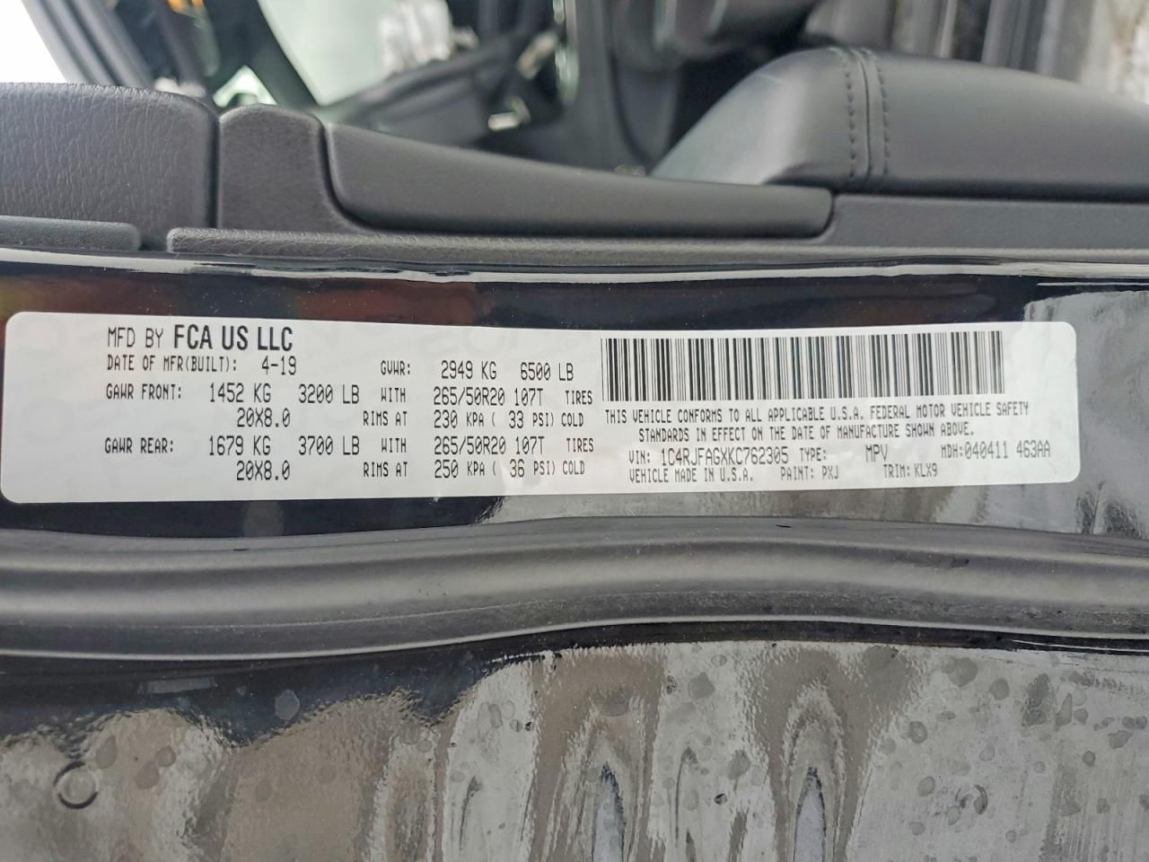 2019 Jeep Grand Cherokee Laredo