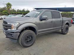 Salvage cars for sale from Copart San Martin, CA: 2018 Ford F150 Supercrew