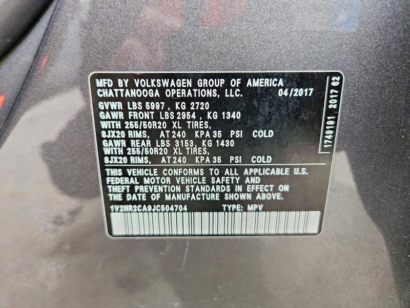 2018 Volkswagen Atlas sel Premium