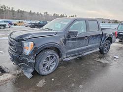 Ford salvage cars for sale: 2021 Ford F150 Supercrew