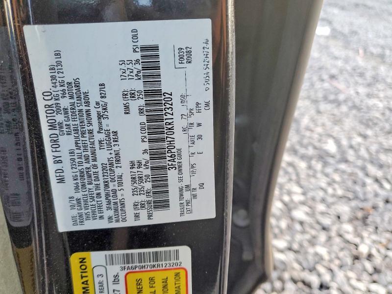 2019 Ford Fusion se
