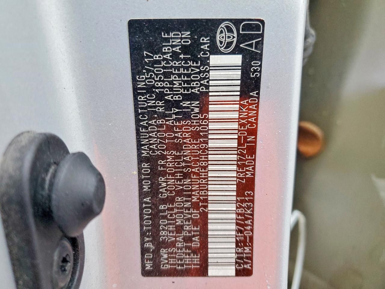 2017 Toyota Corolla l