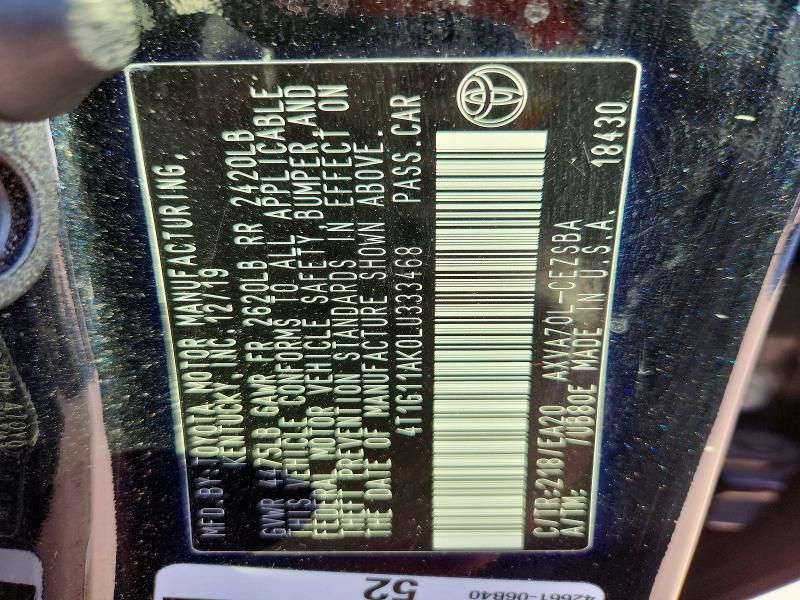 2020 Toyota Camry se