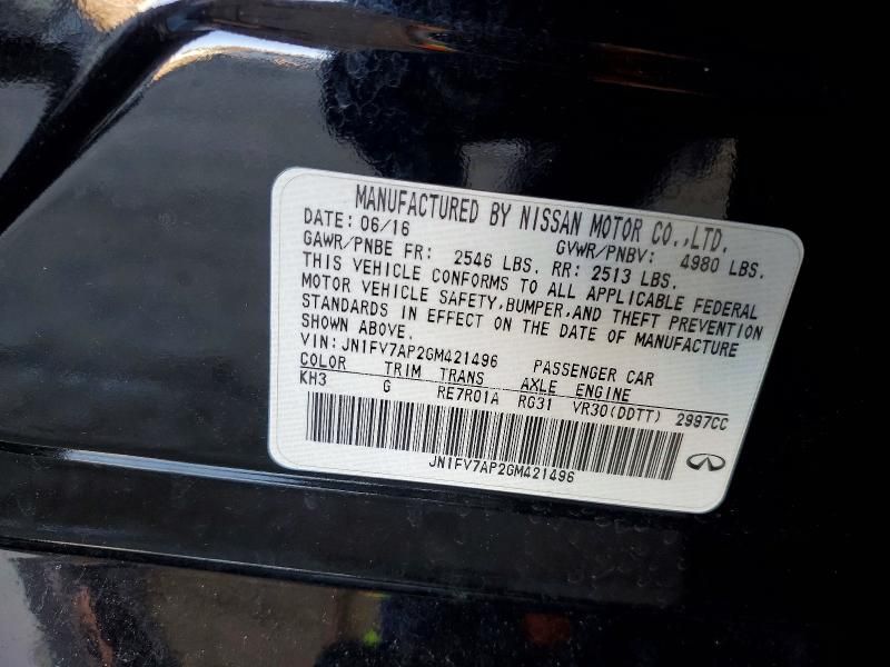 2016 Infiniti Q50 red Sport 400