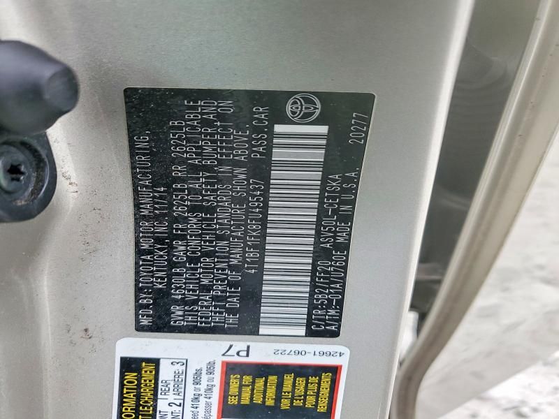 2015 Toyota Camry le