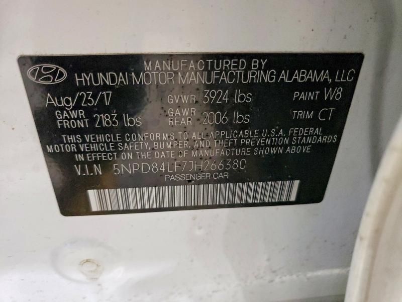 2018 Hyundai Elantra sel