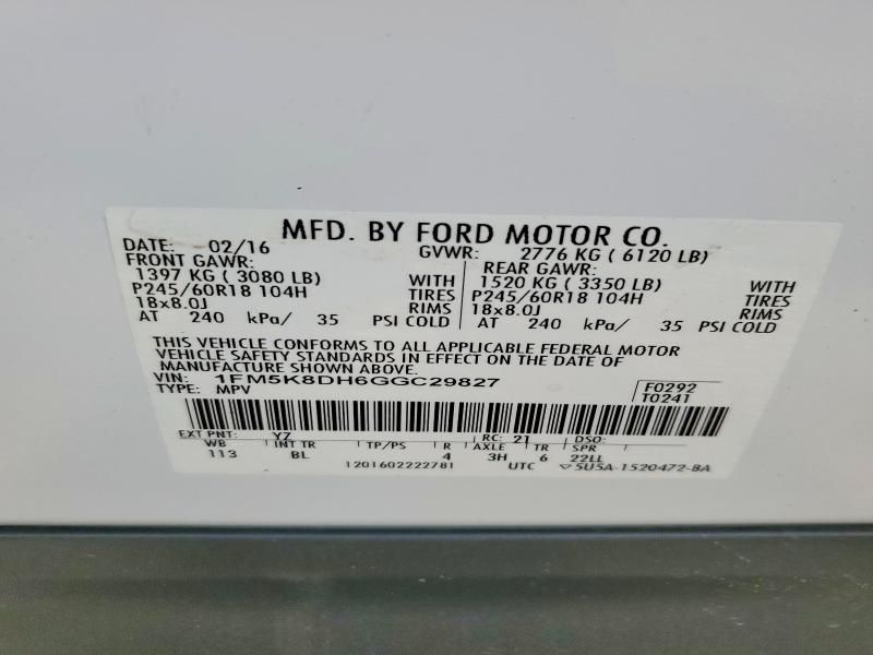 2016 Ford Explorer xlt