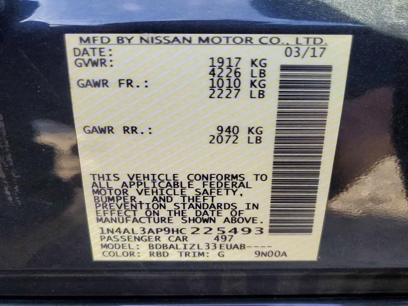 2017 Nissan Altima 2.5