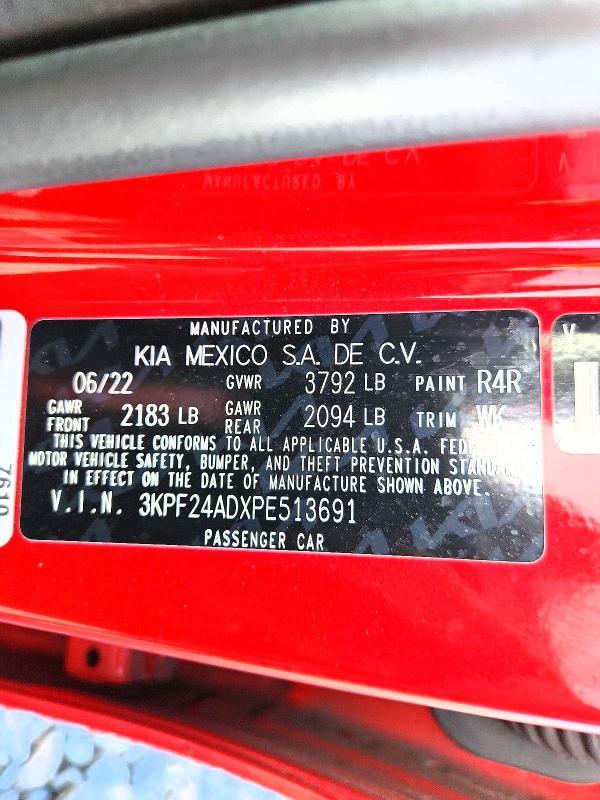 2023 KIA Forte lx