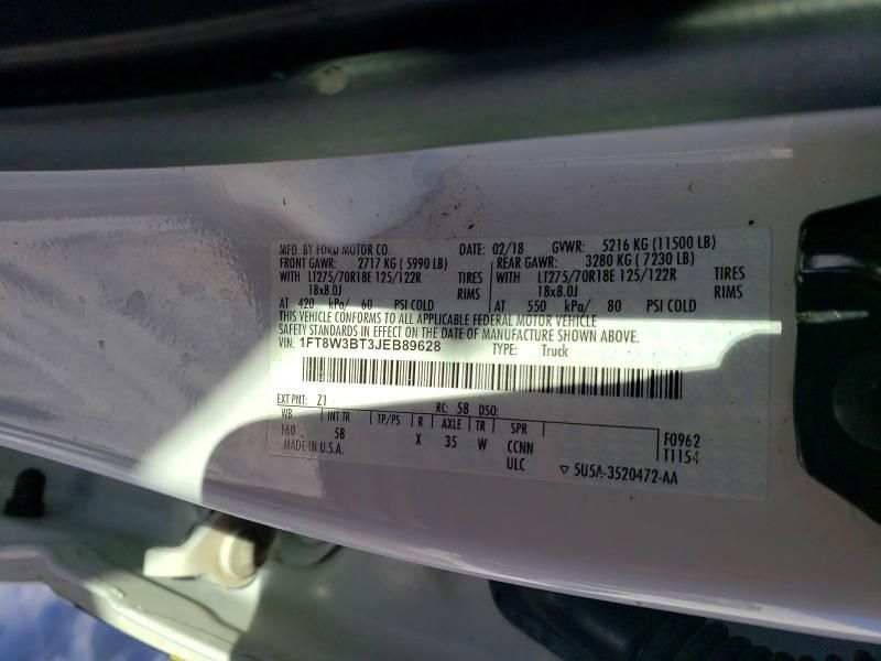 2018 Ford F350 Super Duty