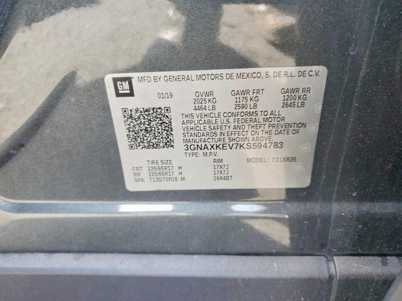 2019 Chevrolet Equinox lt