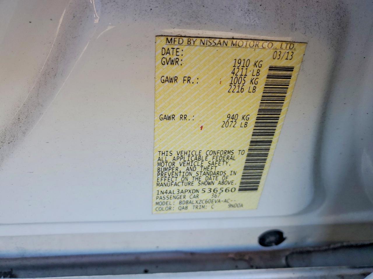 2013 Nissan Altima 2.5