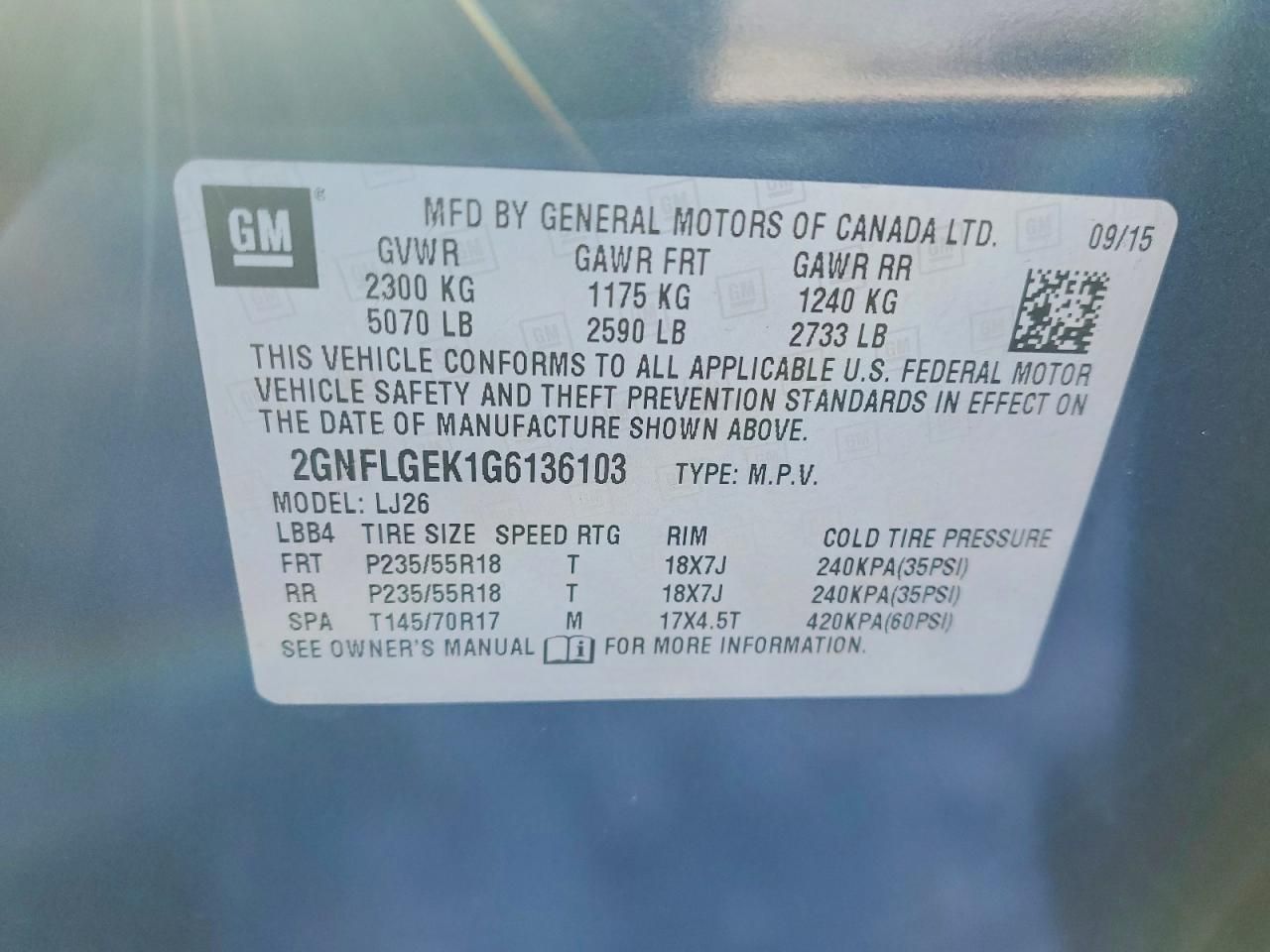 2016 Chevrolet Equinox ltz