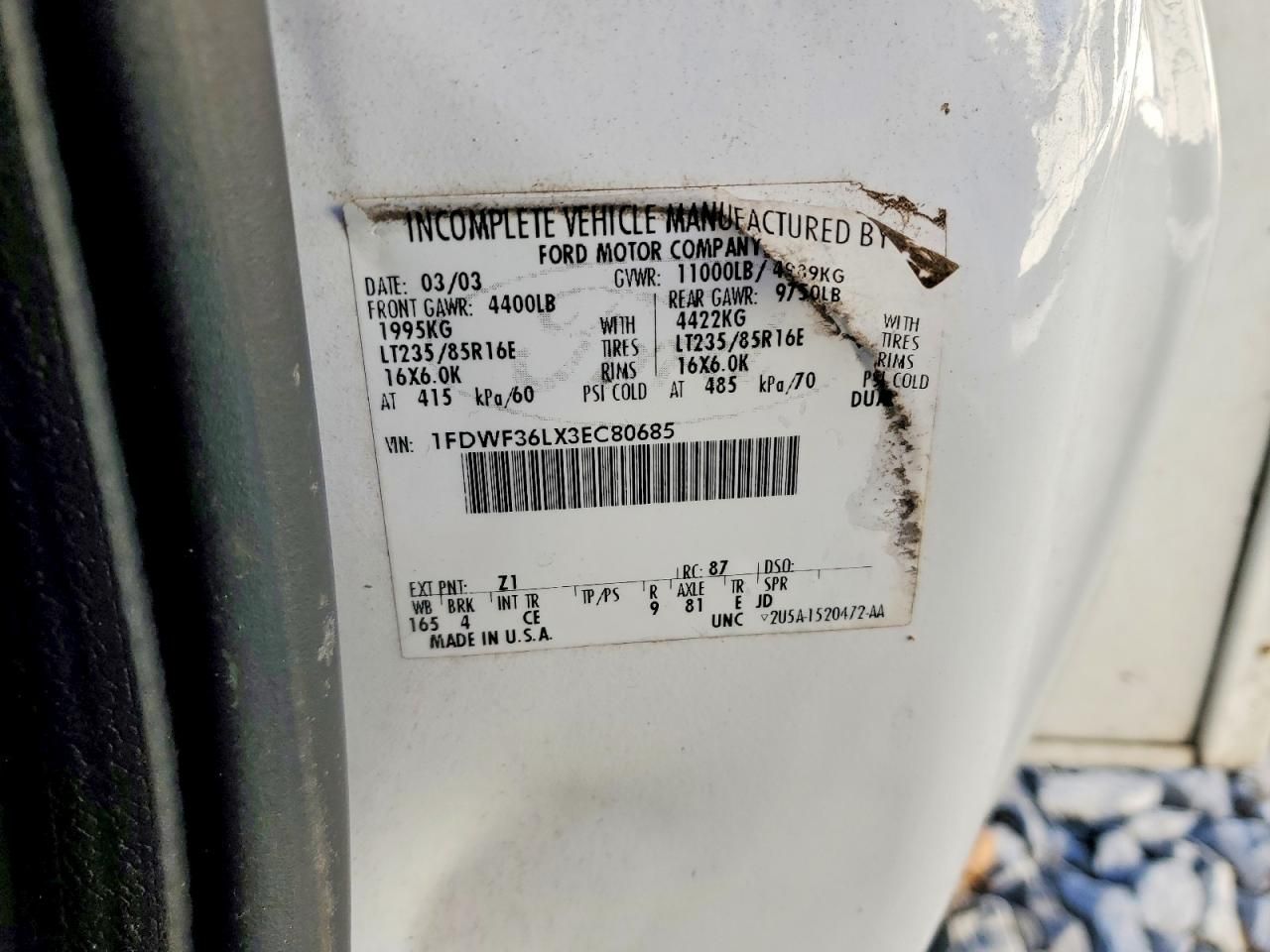 2003 Ford F350 Super Duty