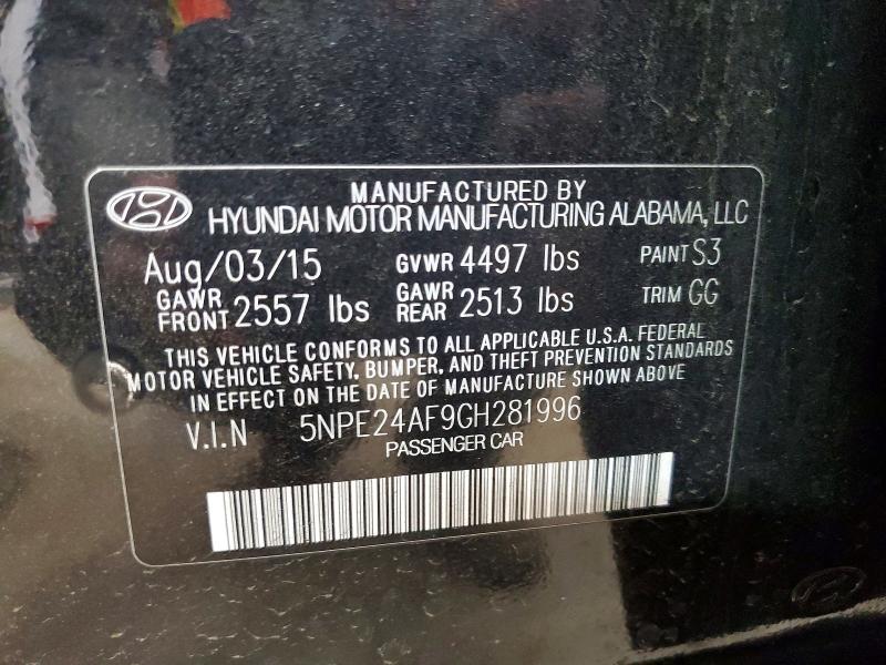 2016 Hyundai Sonata se