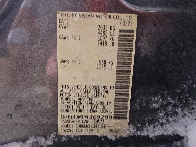 2023 Nissan Altima sv