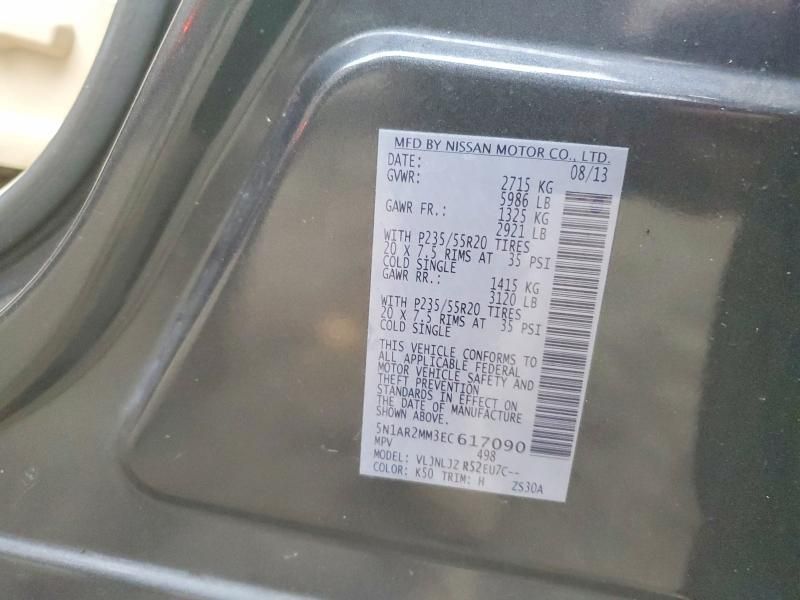 2014 Nissan Pathfinder s