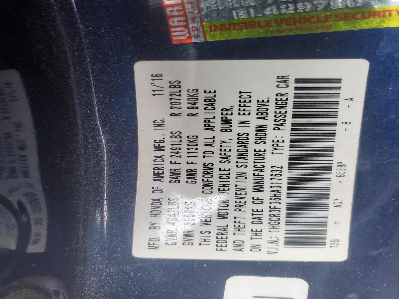 2017 Honda Accord exl