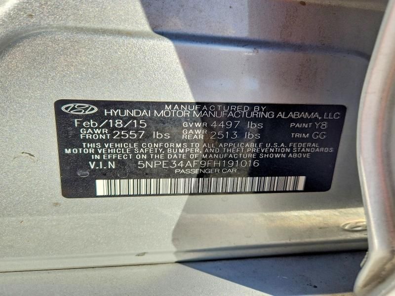 2015 Hyundai Sonata Sport