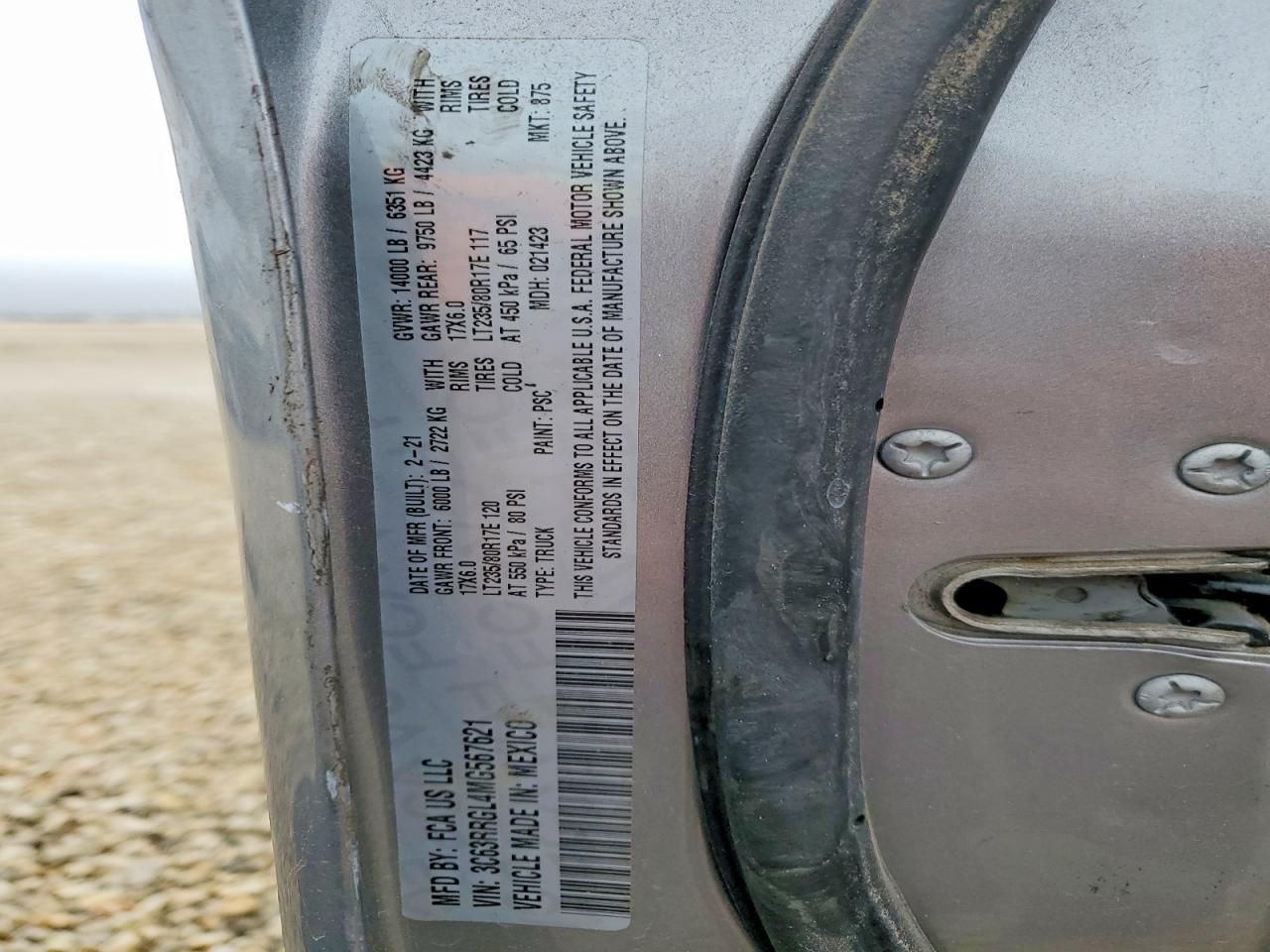 2021 Dodge RAM 3500 Tradesman