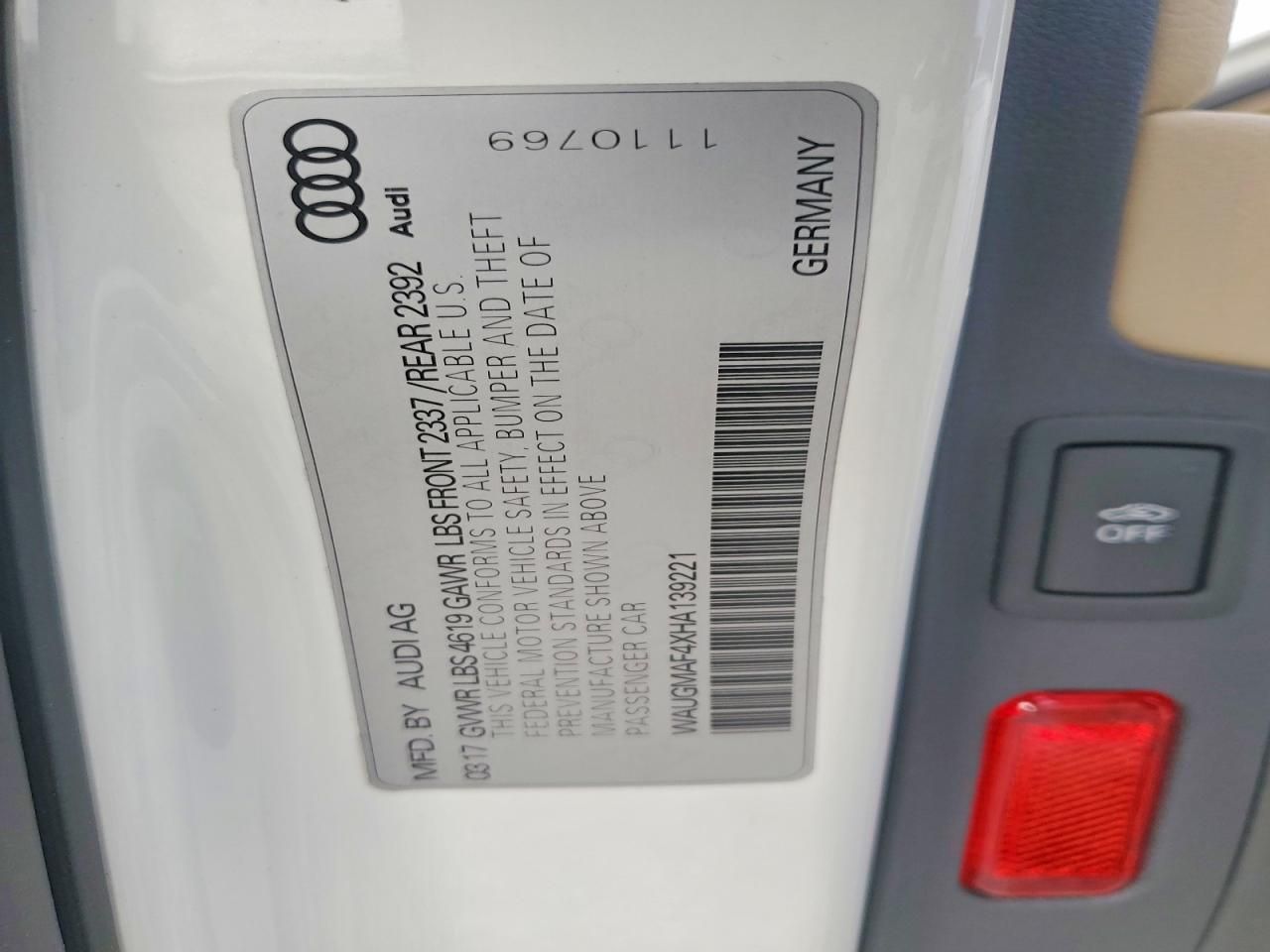 2017 Audi A4 Ultra Premium