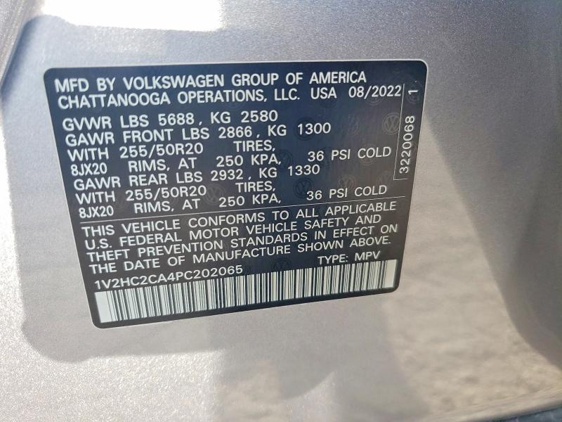 2023 Volkswagen Atlas Cross Sport se