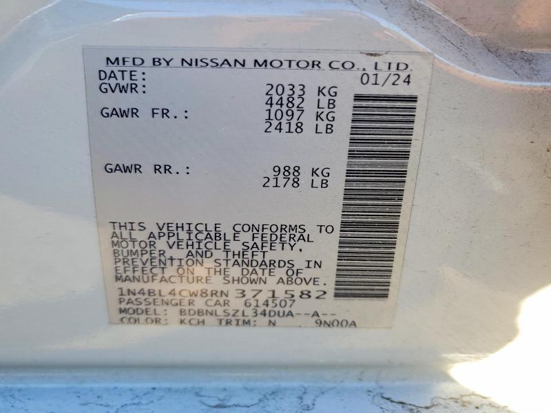 2024 Nissan Altima sr