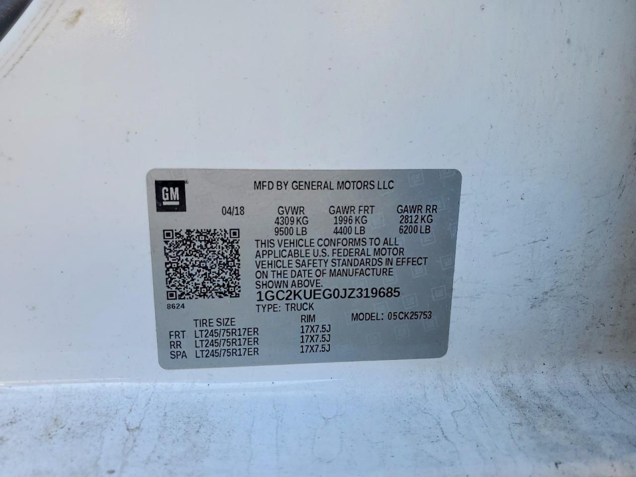 2018 Chevrolet Silverado K2500 Heavy Duty