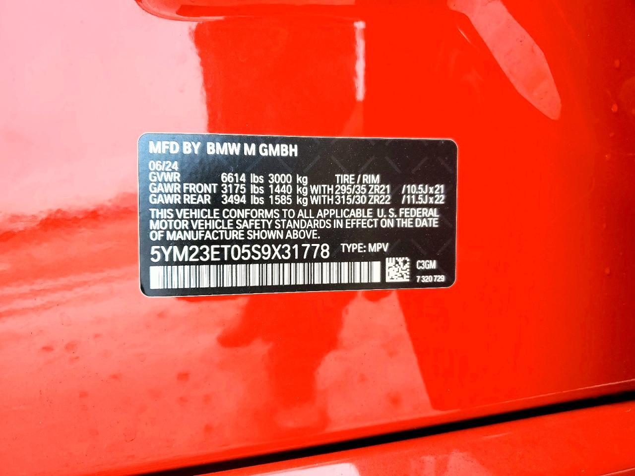 2025 BMW X6 m Competition