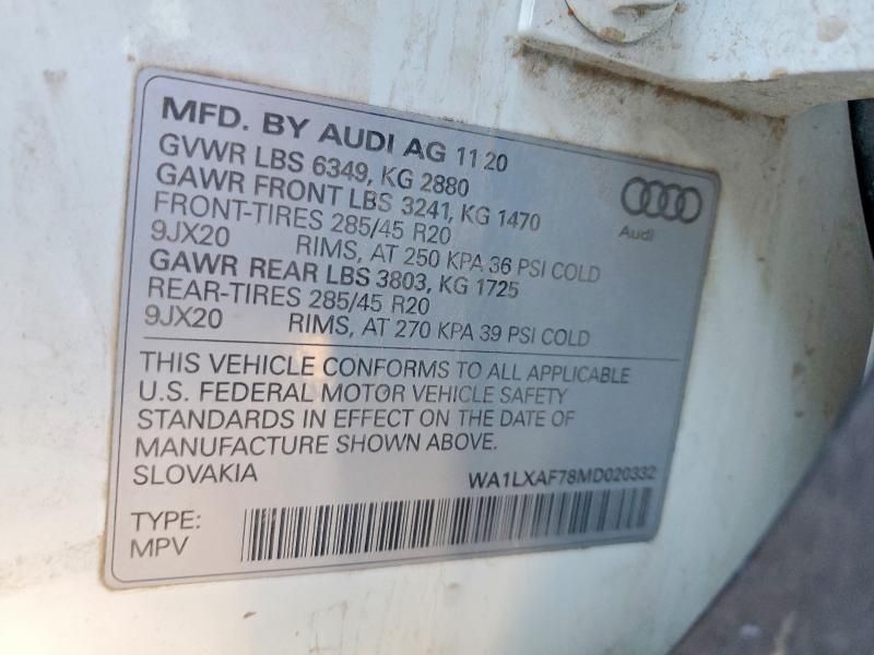 2021 Audi Q7 Premium Plus